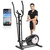 APP Connected Elliptical Trainer: Verbinden Sie die APP und tauchen Sie digital in eine Welt des Virtual-Reality-Trainings ein, verfolgen Sie Ihre Daten und legen Sie Trainingspläne fest, spielen Sie mit Freunden und haben Sie einen Couch-Kurs mit der APP.