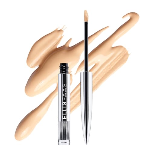Ellis Faas Concealer Anti Aging Full Coverage for Dark Circles, Wrinkles, Blemishes, Fine Lines, & Spots with Karite Oil & Rice Wax Deep Hydration Luxury Creamy Formula (201 Fair)