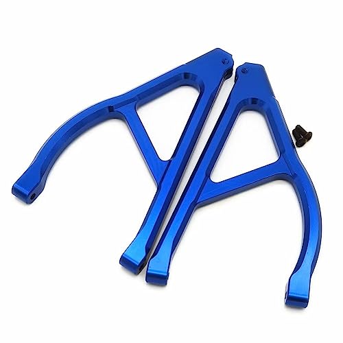 Bras de suspension arrière Traxxas E-REVO rigides en alu bleu 5333