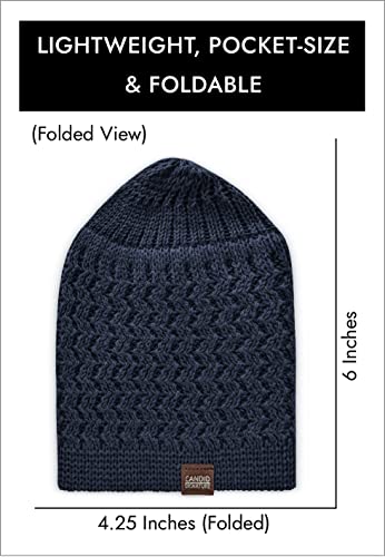 Image of Zigzag Knit Breathable Skull Caps for Men & Women