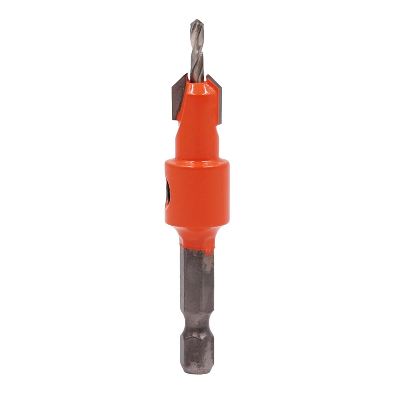 Tsophreniq 2.8X10 Portable Hexagonal Shank Woodworking Countersink Drill Bit For Outdoor And Construction Project Accurate Positioning Handle Woodworking Drill Bit