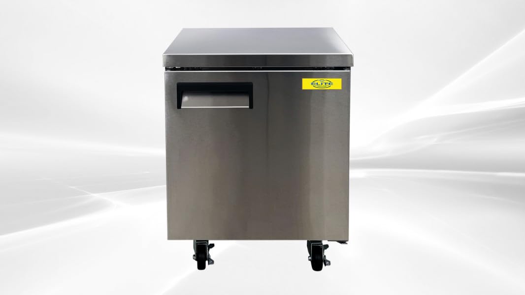 Elite Kitchen Supply EKS-TUC27R 6.3 cu ft Compact Fridge Stainless Steel