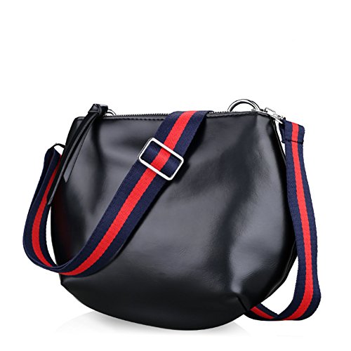Sac à bandoulière unique noir idéal pour vos sorties de loisirs et balades d'été