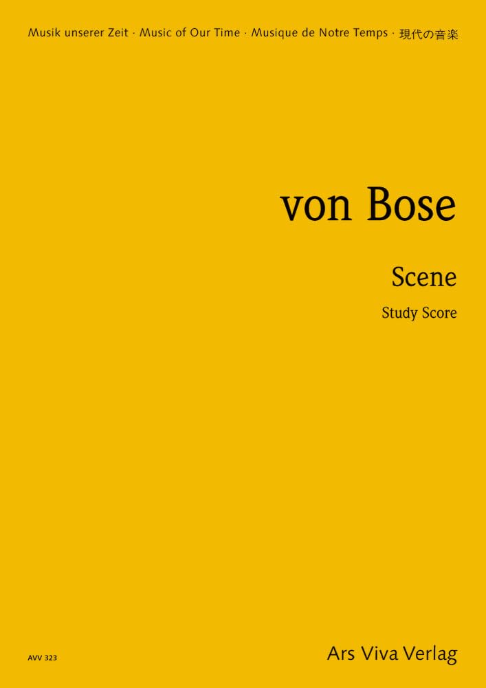 Scene: Chamber Orchestra. Partition d'étude.