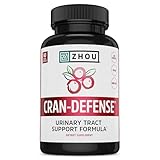 D-Mannose with Cranberry Extract & Vitamin C Urinary Tract Formula - Triple Action Complex with Clinically Tested Cranberry XBAC™ for Bacterial Antiadherance & Flushing Impurities - 60 Veggie Capsules