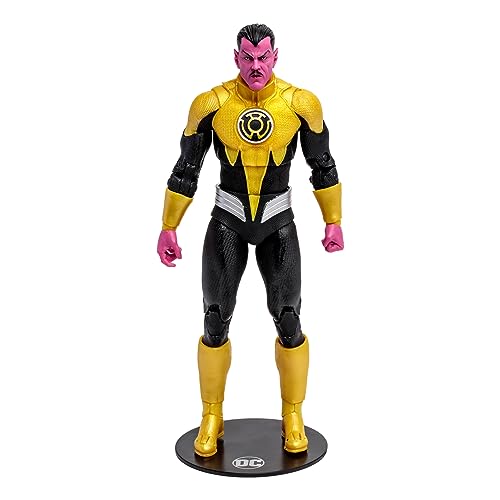 McFarlane DC Multiverse Sinestro (Sinestro Corps Wars) Figura de 7 Pulgadas Edición Coleccionista 6