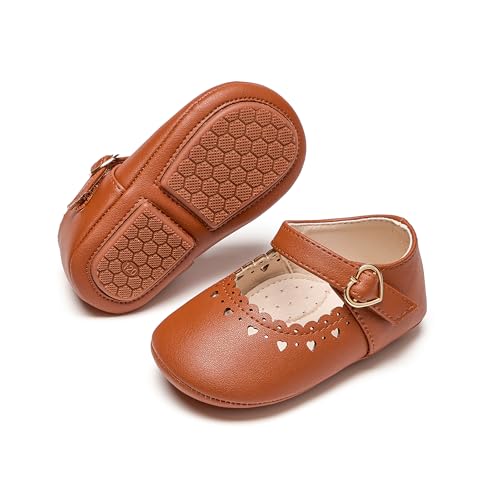 Image of PHIRAMIN Toddler Girl Mary Jane Dress Shoes-Little Girl School Uniform Shoes for Wedding Party