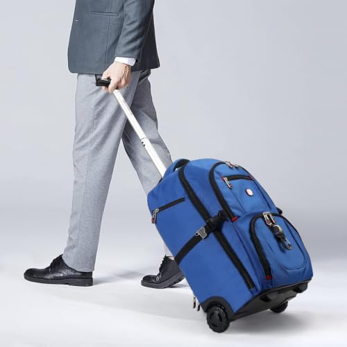 Mochila con Ruedas para Evitar Peso de Portátil 17.3 y Proteger de Lluvia 2