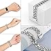 Wearlizer Compatible with Charge 3 Bands for Fitbit Charge 4 Band Women Metal Replacement Charge 3 hr Band Accessories Strap Bracelet Bangle Silver
