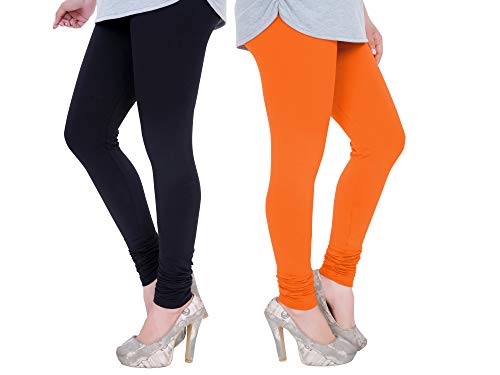 Image of Plus Size Churidar Leggings for Women & Girls Combo (Pack of 2)