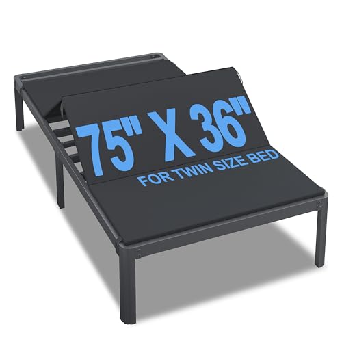 Yicensen Twin Bunkie Board, High Density Bunkie Board Twin, Bed Support, Moisture-Resistant, Noise Minimizing, Anti-Slip, Breathable