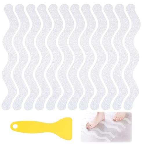 Bandes Antidérapantes Transparentes pour Baignoire