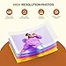 iDPRT 4×6 Photo Printer, Portable Color Picture Printer, Thermal Sublimation Mini Picture Printer, Bundle 108 Sheets Photo Paper & 2 Ribbon Cassette, Photo Printer for iPhone & Android