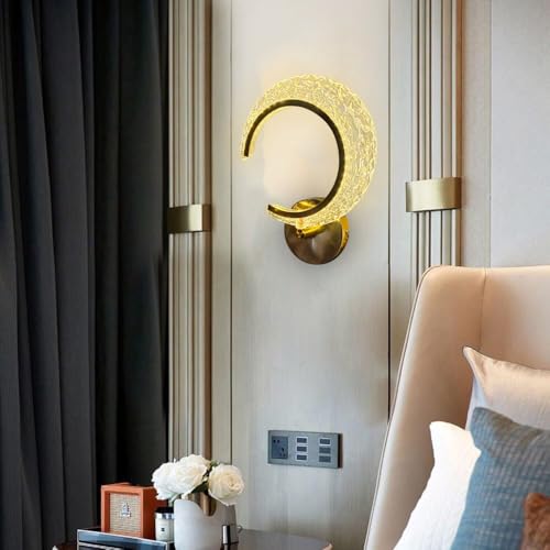 Image of Gold Luxury Modern Creative Three Color Led Wall Lamp for Living Room Bedroom Etc Home Decoration. (Pack of 1) GAU - LED A704 Wall LAMP