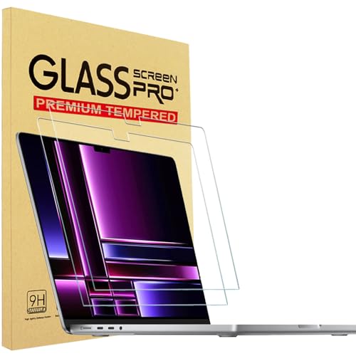 Film protecteur MacBook Pro 14 verre trempé 9H pour modèles M1 M2 M3 Pro Max