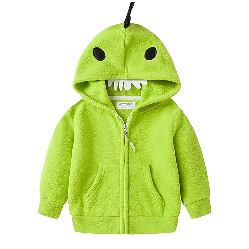 Image of Mud Kingdom Fleece Hoodies Jacket for Boys Girls Full Zipper Long Sleeve Happy Halloween