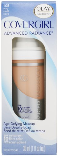 Covergirl, Advanced Radiance Age Defying Liquid Foundation, Ivory, 1 Count #TOP27