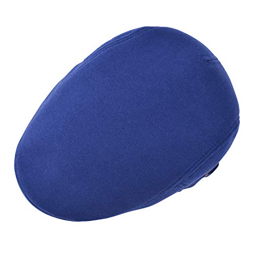 Voboom Men Newsboy Cap Cotton Flat Ivy Gatsby Driving Hat (Royal Blue) #TOP4