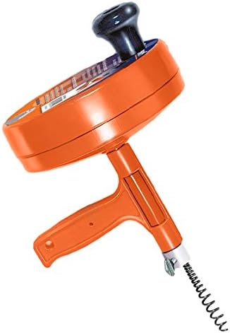 General Pipe Cleaners R-25SM Spin Thru Drain Auger with 1/4-Inch by 25-Feet Cable (P-25SM)