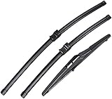 Limpiaparabrisas trasero delantero LHD, juego de escobillas, para o-pel, para Astra H, para GTC 3 puertas Hatchback 2004-2009 parabrisas 22 "18" 9"