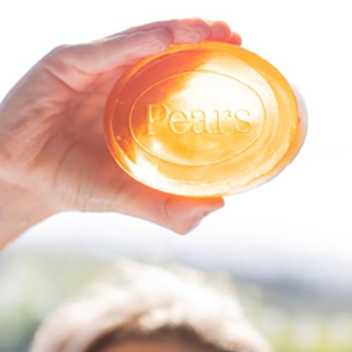 Image of Pears Pure and Gentle with Glycerin and Naturals Oils - Amber for Unisex - 4.4 oz Bar Soap (Pack of 2)