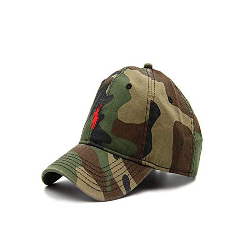 Gorra de béisbol Gorra Masculina al Aire Libre Sombra Simple Gorra de Golf Golf Bordado pequeño 军绿 迷彩 可 调节