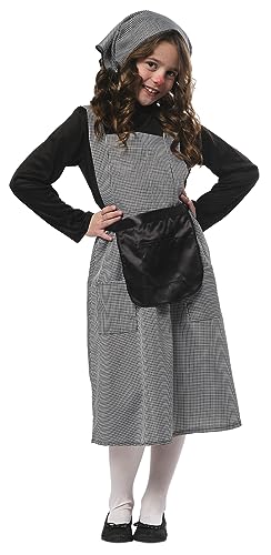 Rubies Disfraz Castañera para niñas, Vestido con camiseta, pañuelo y delantal, Oficial Castañada, Halloween, Carnaval, Fiestas escolares