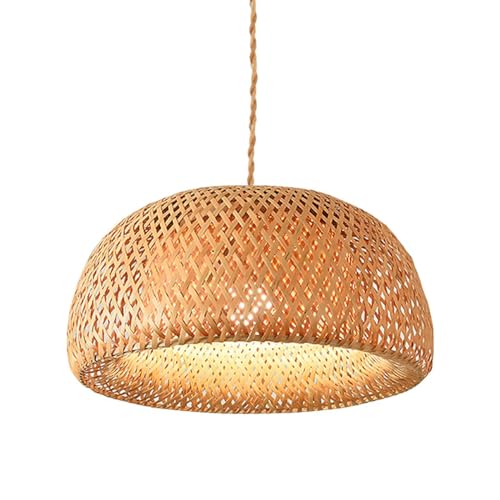 BARCELONA LED: Lámpara colgante de mimbre