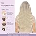 Fshine Tape in Hair Extensions, Seamless Invisible Design, 20 pcs 50 g 18 Inch, Ash Blonde to Golden Blonde and Platinum Blonde, Soft and Silky Tape ins, Ideal for Wedding Bridesmaid Party Hairstyle