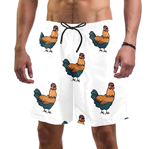 Maillots de bain hommes séchage rapide short animaux de ferme
