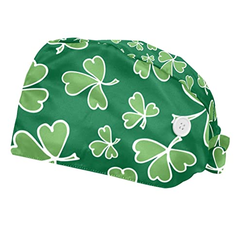Chapeaux de Travail Saint-Patrick Trèfle - Lot de 2 Couvre-Chefs Unisexe