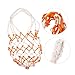 Toyvian Sports Ball Mesh Bag Portable Football and Basketball Storage Bag Shoulder Strap Sturdy Net Design for Easy Carrying for Outdoor Sports and Team Activities