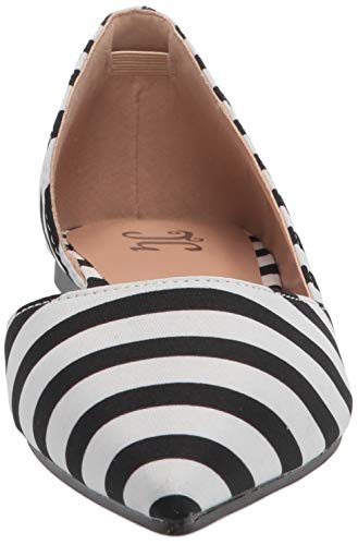 Journee Collection Womens Cortni Flat Stripe 11 W2