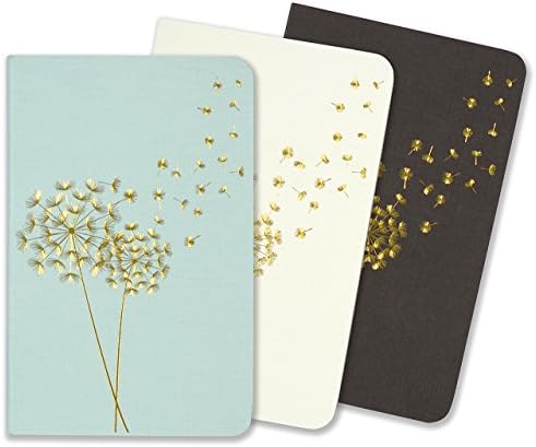 Peter Pauper Press Dandelion Wishes Jotter Notebooks (set of 3)