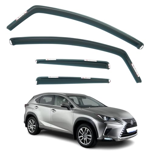 Déflecteurs d'air Lexus NX 300h 2014-2021 | Visière pluie vitre voiture