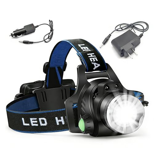 Lampe frontale LED super lumineuse Wrrozz étanche à 3 modes pour courir