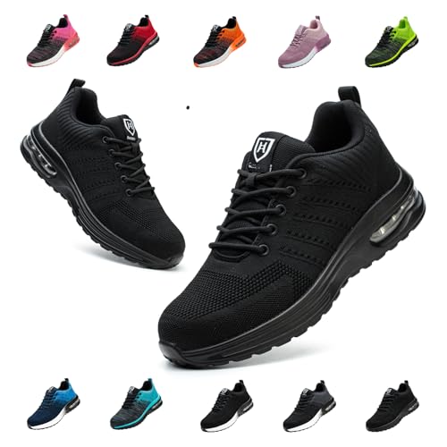 Scarpe Antinfortunistiche Uomo Donna Leggere e Comode Scarpe da Lavoro con Punta in Acciaio Sportive...