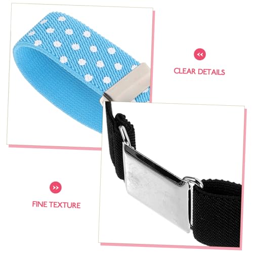 BESPORTBLE 3pcs Boys and Girls Elastic Waist Belt Boys Girls Black Adjustable Belt for Pants Skirts3