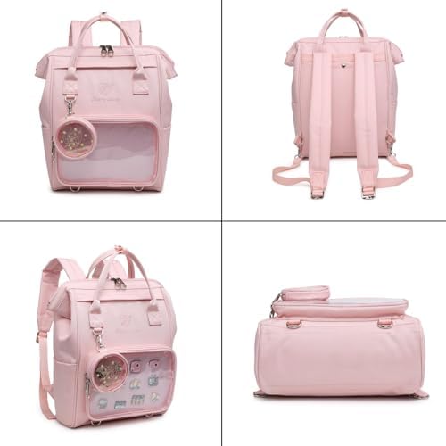 Image of CHERRY SAUCE Ita Bag Pin Kawaii Cute Display Mommy Backpack for School Anime Cosplay with Insert