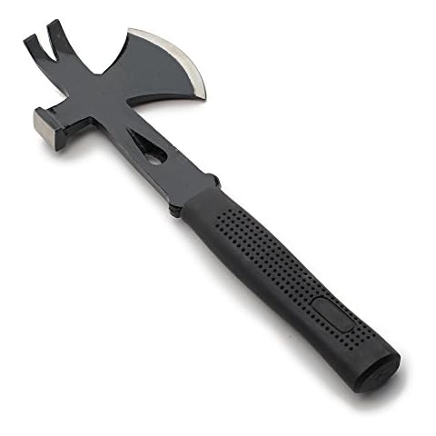 Kings County Tools Indestructible 4-in-1 Box Hatchet | Hatchet, Hammer, Nail Remover and Pry Bar Multitool | 13-Inch Length, 3-1/2" Blade Width Cover