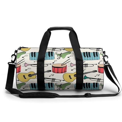 Sac de voyage piano guitare tambour idéal pour vos escapades en week-end et camping