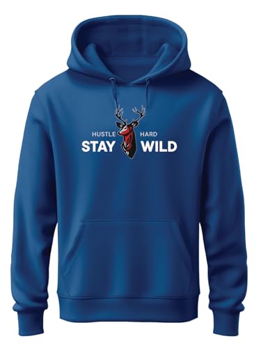 Sweat à capuche pour homme doux au toucher en coton premium et polyester