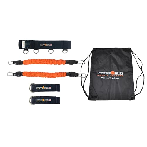 Orange Whip Turn Trainer, Resistance Bands Tool for Golf Swing Training (Regular), Resistance and...