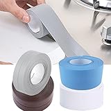 Weichsockelleiste 18mmx18mm Sockelleiste selbstklebende Weichsockelleiste aus PVC in vielen Farben flexible Weich Sockelleiste für Küche und Badezimmer (Grau 10M)