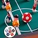 Homoyoyo 6pcs Foosball Balls Table Football Soccer Replacement Balls Soccer Foosball Accessory Replacements for Home Recreation Room Foosball Table