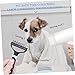 FRCOLOR Pet Cat Dog Hair Dryer Brush with Adjustable Temperature Settings Quiet Pet Grooming Blower for Cats and Suitable for Home Use