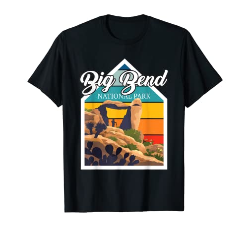 Senderismo Texas Big Bend Park Souvenir Camping Vacation Nature Camiseta