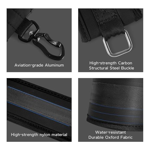 Image of Speediance Extender Straps Attachments, Black, Machine Accessories for Speediance Gym Monster Home Gym, Extender Straps Extension Straps for Cable Attachments Pulley Machines, Pull-ups, Triceps, Rows