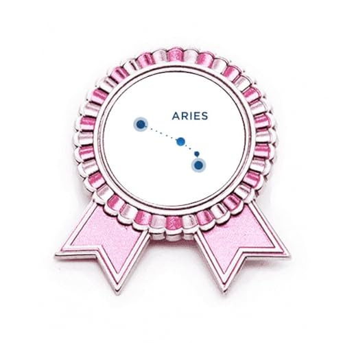 Broche Bélier en métal rose taille M aux finitions soignées et durables
