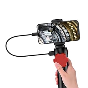 Borescopen Tweerichtings 180° besturing industriële endoscoop, Android USB 8,5 mm/6,5 mm 1080P HD bestuurbare…